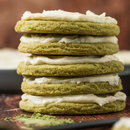 Vegan Matcha Cookies