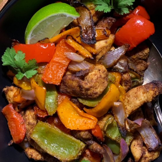 Air Fryer Chicken Fajitas