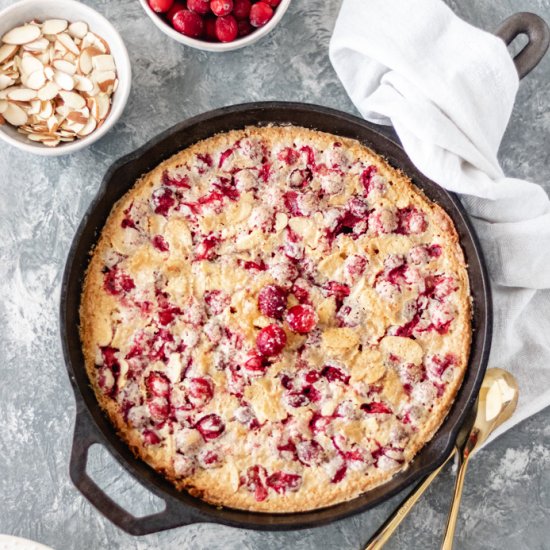 Cranberry Almond Cake (GF & DF)