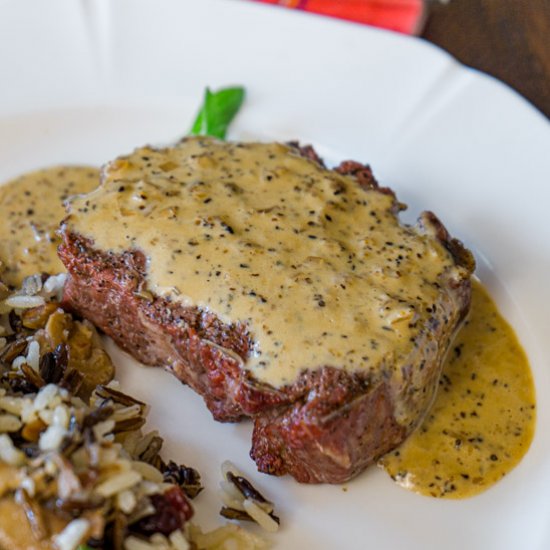 Steak au Poivre