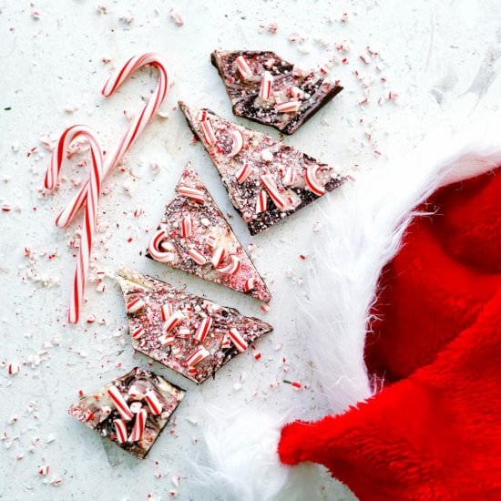 Boozy Peppermint Bark