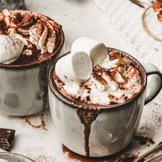 Homemade hot chocolate recipe