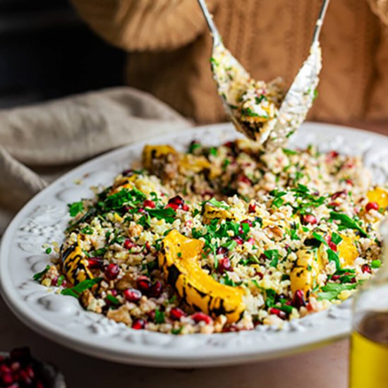 VEGAN WINTER TABBOULEH SALAD