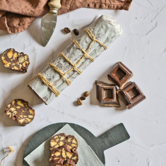 Vegan Chocolate Salami