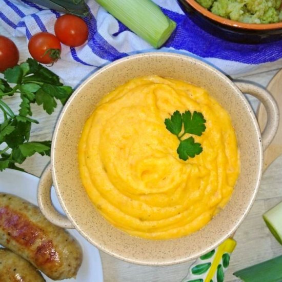 Savory mashed carrots