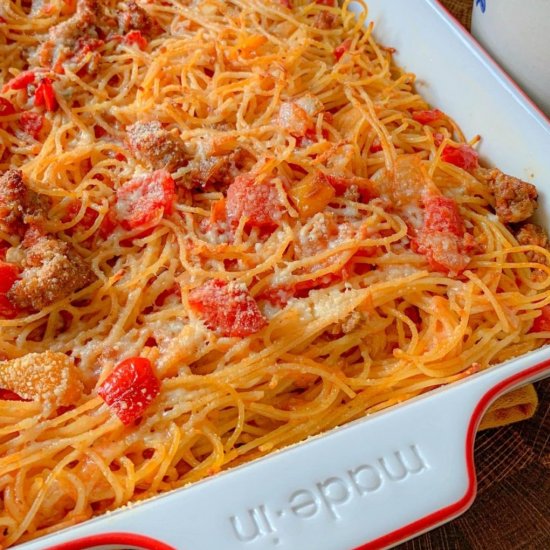 Baked Spaghetti Casserole