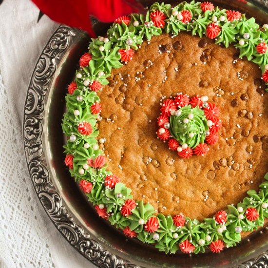 Christmas Cookie Cake Recipe