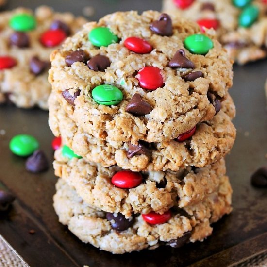 Christmas Monster Cookies