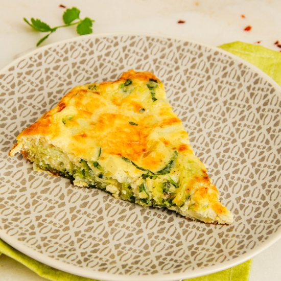 Quick Courgette Frittata