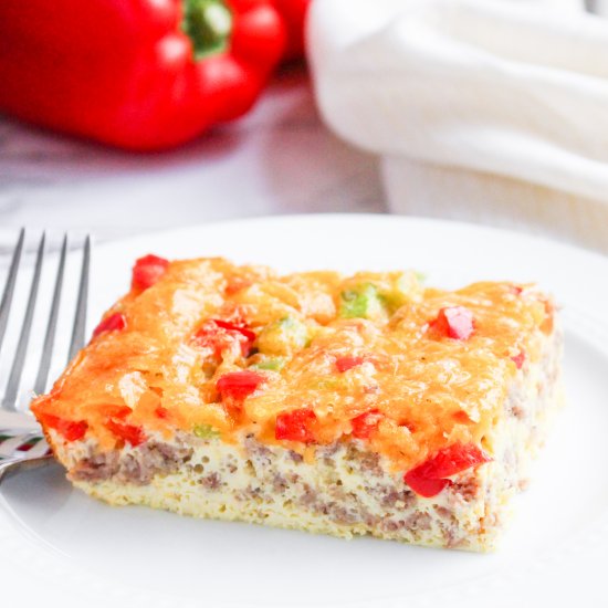 LOW-CARB BREAKFAST CASSEROLE