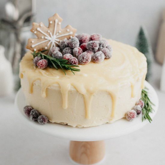 White Chocolate Drip Cake