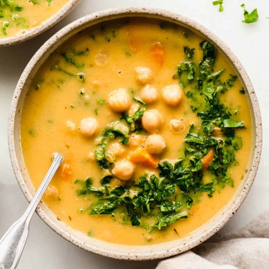 Golden Chickpea Soup