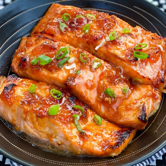 Broiled Glazed Salmon