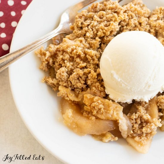 Sugar Free Apple Crisp