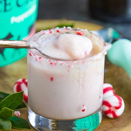 Peppermint Snowflake cocktail