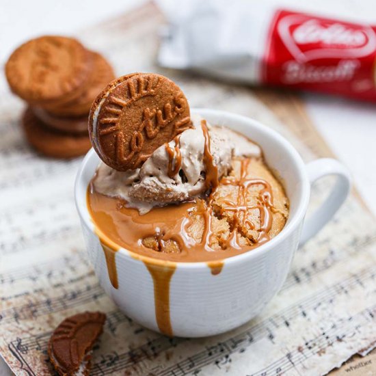 Biscoff Mug Cake Recipe