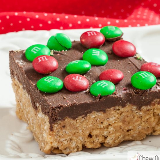 PB Chocolate Krispies Treats