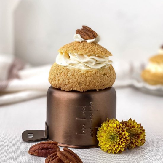 Pecan Pie Cream Puffs