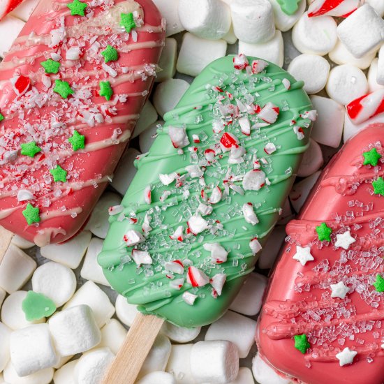 Christmas Cakesicles