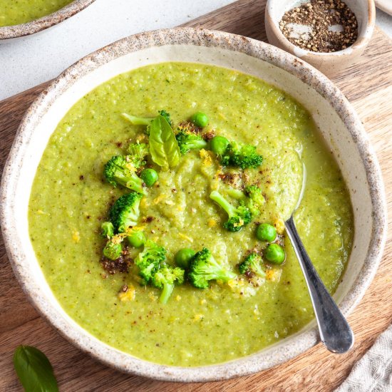 Broccoli and Pea Soup