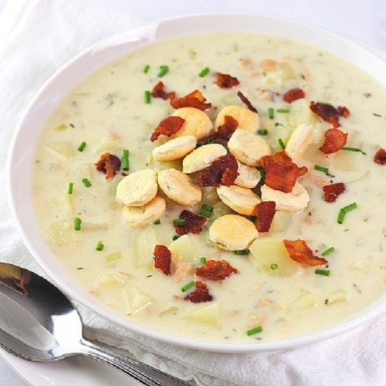 easy new england clam chowder