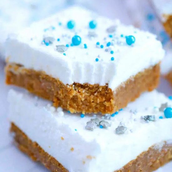 Gingerbread Cookie Bars