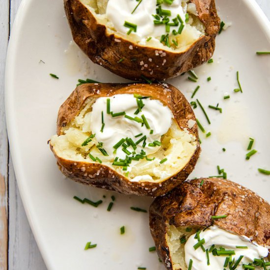 Air Fryer Baked Potatoes