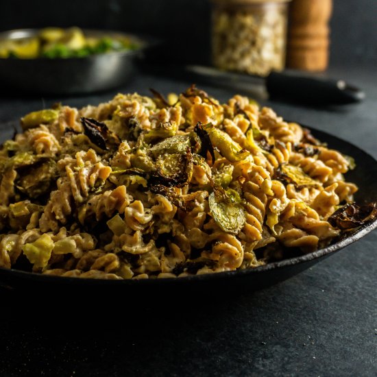 Lemon Pasta with Brussels Sprouts