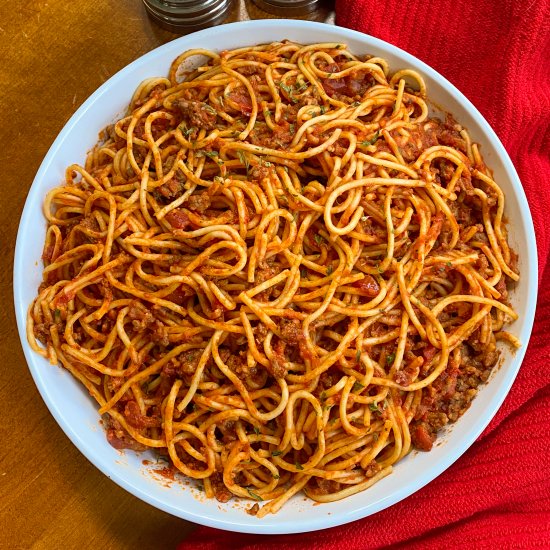 Instant Pot Spaghetti