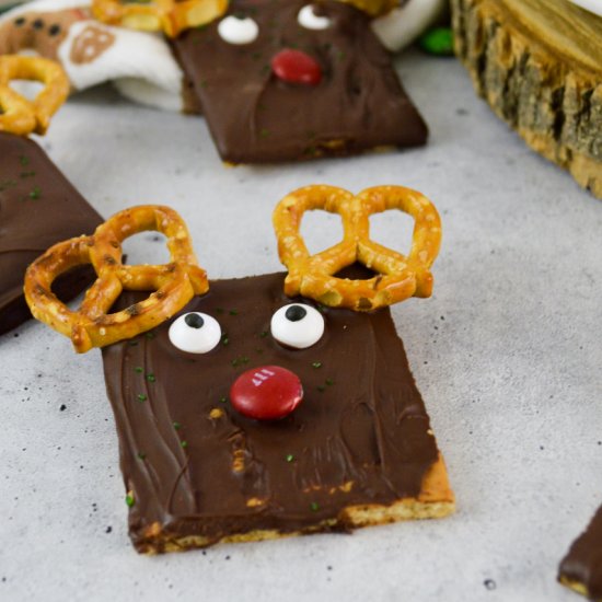 Rudolph Chocolate Graham Crackers