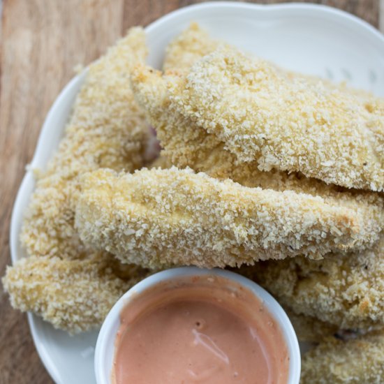 Baked Panko Chicken Tenders