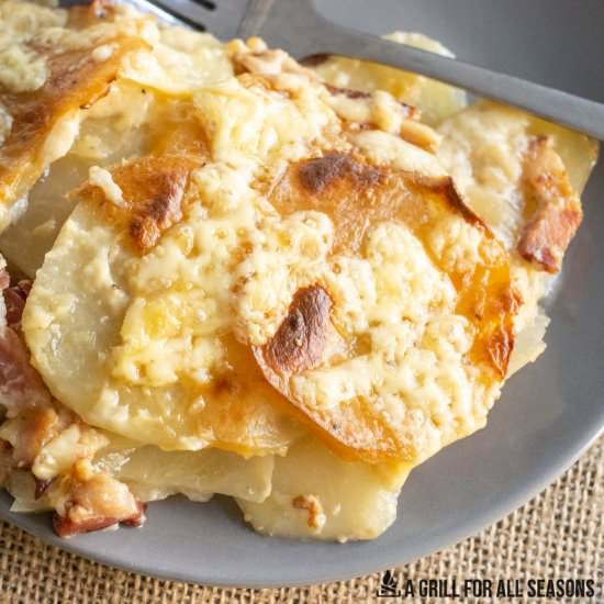 Smoked Scalloped Potatoes