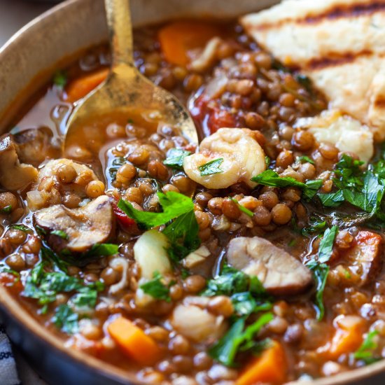 Italian Lentil and Chestnut Stew