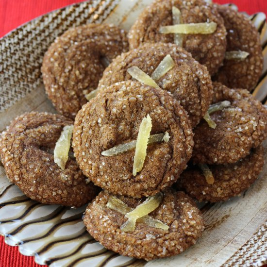 Ras el hanout ginger cookies