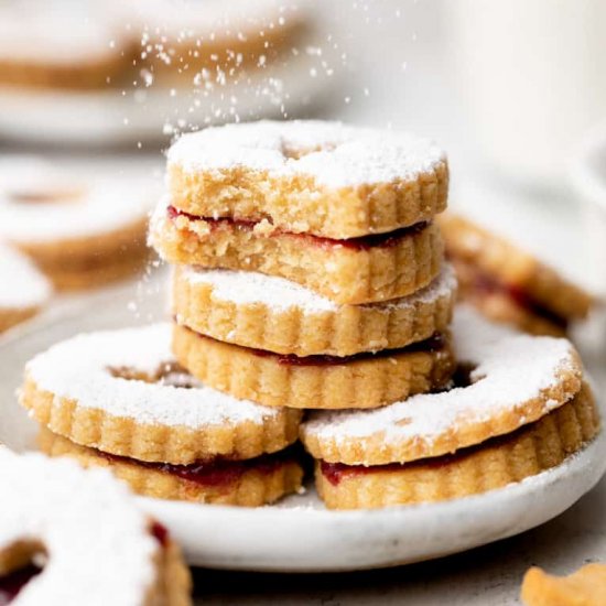 Healthy Gluten-Free Linzer Cookies