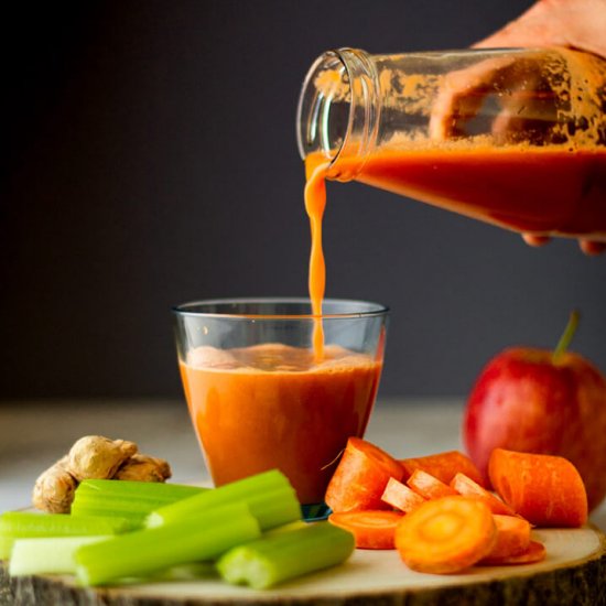 Carrot, Apple, and Celery juice