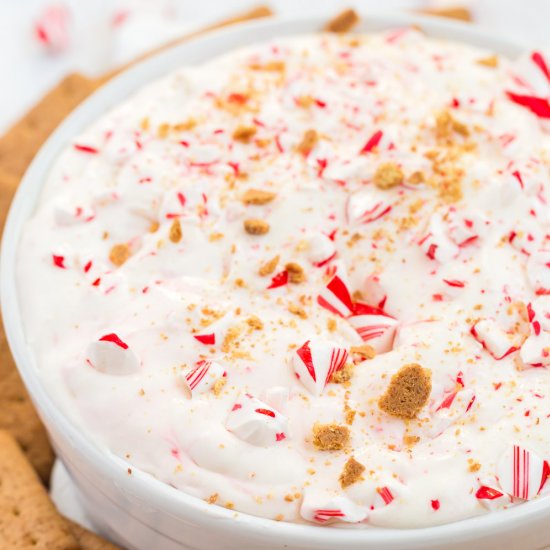 Candy Cane Dessert Dip