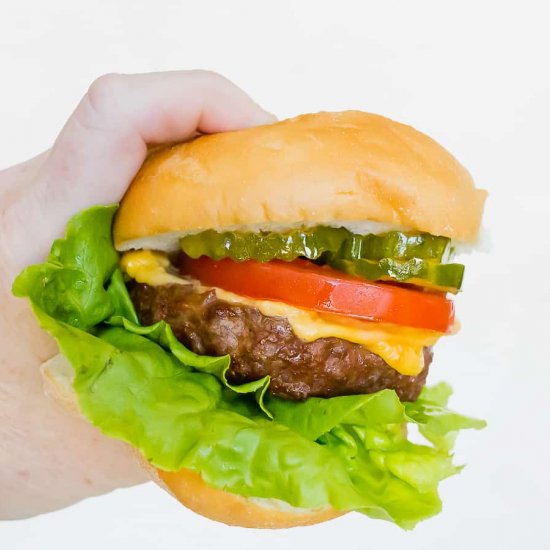 Air Fryer Hamburger