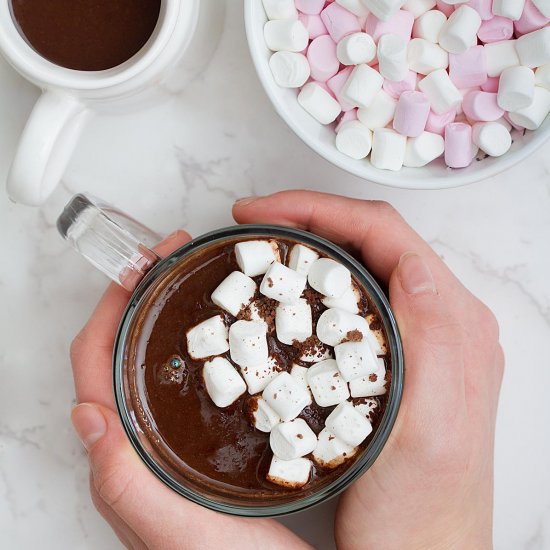 Creamy Oat Milk Hot Chocolate