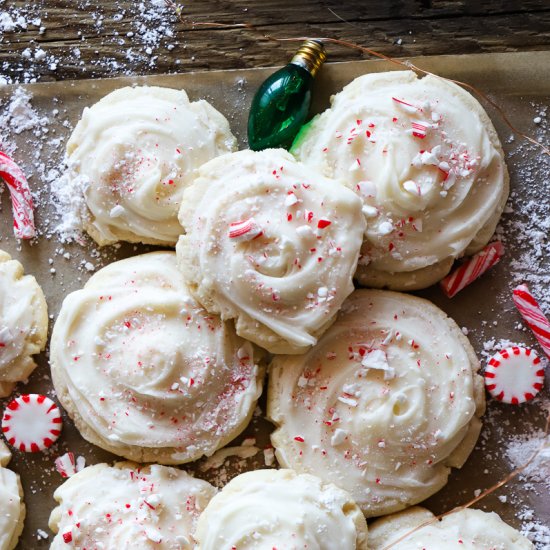 Peppermint Twist Sugar Cookies