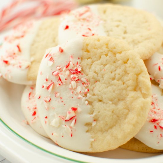 Peppermint White Chocolate Cookies