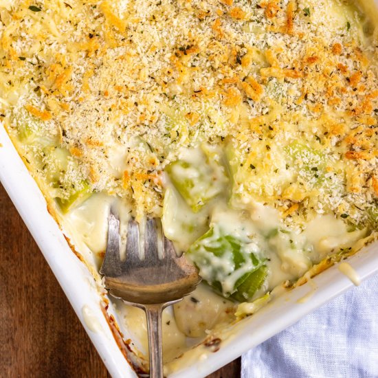 Cheesy Leeks