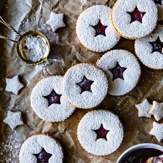 Cranberry Almond Sugar Cookies