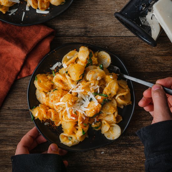 Garlic Butter Orecchiette