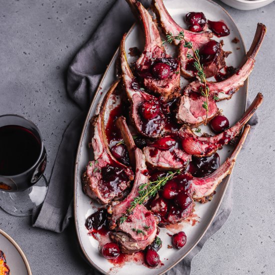 Walnut Crusted Lamb chops