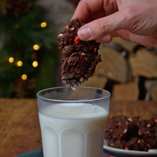 Vegan Chocolate Peppermint Cookies