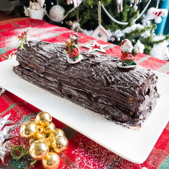 Homemade “Bûche de Noël”