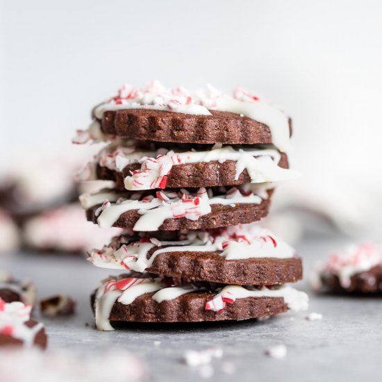 Peppermint Bark Cookies