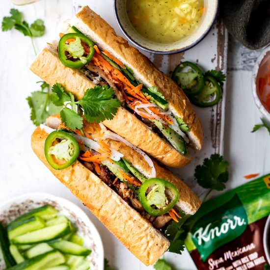 Lemongrass Chicken Banh Mi