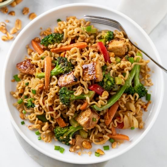 Ramen Noodle Stir Fry